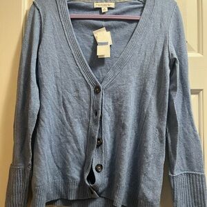 Banana Republic Blue Cardigan Sweater